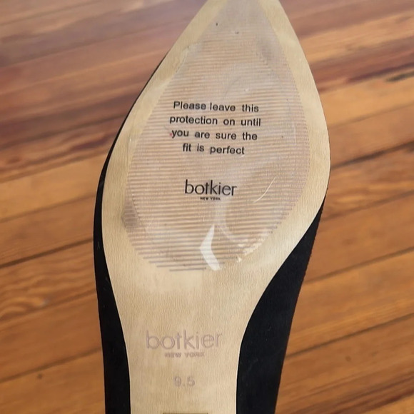 Botkier Heels Cobble Hill Black Suede Heels - Size 9.5 - Picture 8 of 10